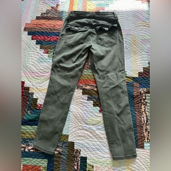 Pistola Utility High Waisted Ankle Pants Army Green Size 26 - Picture 6 of 6